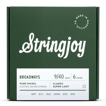 Struny do gitary elektrycznej Stringjoy BROADWAYS 9-40 (BR0940)