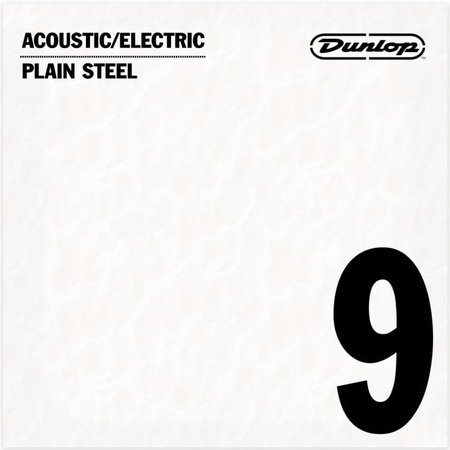 Struna pojedyncza Dunlop Electric/Acoustic Plain Steel .009 (DPS09)