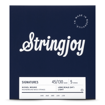 Stringjoy BA45130LS struny do gitary basowej niklowane 45-130 5-str