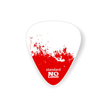 Kostka gitarowa Seria Patriotyczna Biało-Czerwona Flaga Tediorex