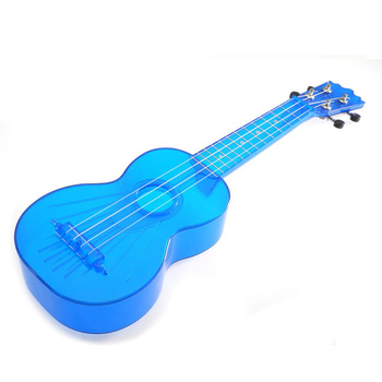 Ukulele sopranowe Koki'o transparentne niebieskie U-PLAS-TBL