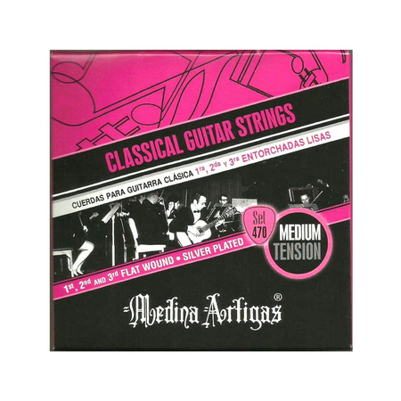Struny Medina Artigas Classical Guitar Strings Medium Tension 470