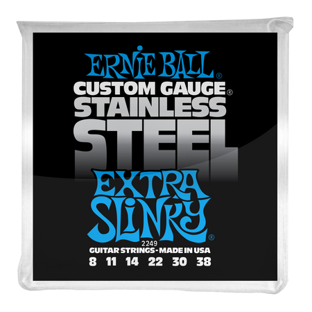 Struny Ernie Ball Extra Slinky Stainless Steel Wound 08-38 (2249)
