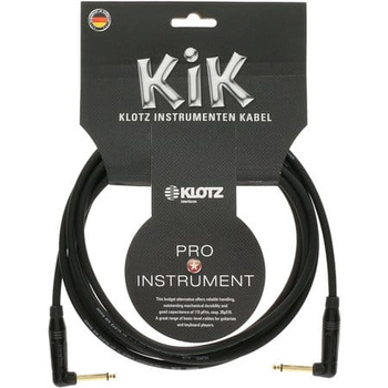 Kabel Instrumentalny KLOTZ KIKA kątowy 4,5m