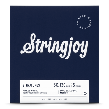 Stringjoy BA50130LS struny do gitary basowej niklowane 50-130 5-str