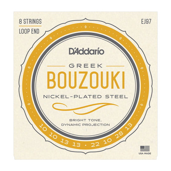 Struny do buzuki greckiego 8-strunowego D'Addario Greek Bouzouki EJ97