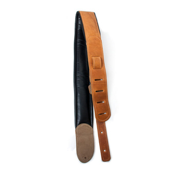 Pasek do gitary skórzany z poduszką