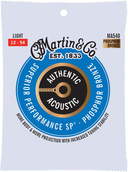 Struny Martin Authentic Acoustic SP Phosphor Bronze 12-54 (MA540)