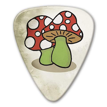 Kostka gitarowa Grover Allman Retro Mushrooms .80mm
