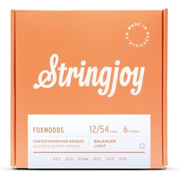 Struny do gitary akustycznej Stringjoy FOXWOODS Phosphor Bronze 12-54 (FW1254)