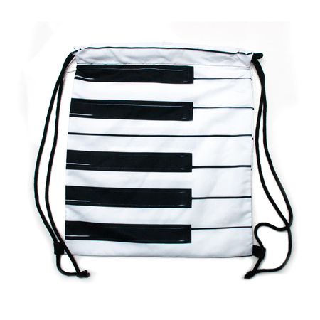 Worek plecak muzyczny wzór klawiatura pianino