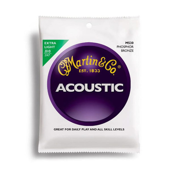 Struny Martin Acoustic Phosphor Bronze Extra Light 10-47 M530