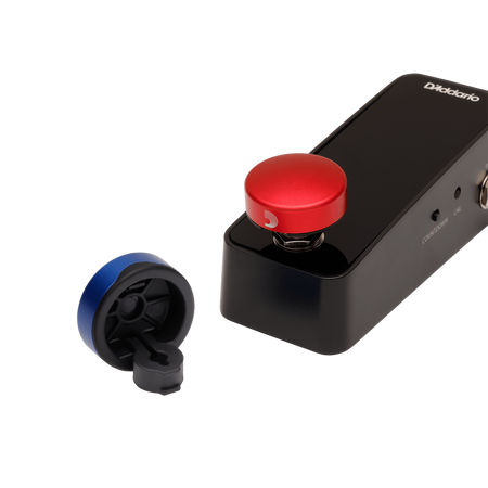 D'Addario XPND Footswitch Topper 2 szt. czerwony/błękitny PW-FST-02BURD