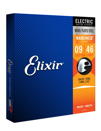 Struny Elixir NanoWeb 9-46 Custom Light (12027)