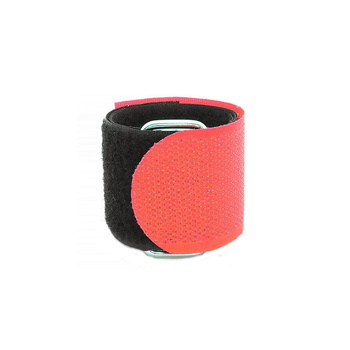 Opaska do kabli 10x120mm Velcro Warwick Rockboard czerwona