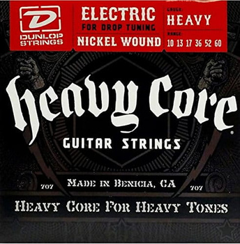 Struny Dunlop Heavy Core Nickel Wound Heavy 10-60 DHCN1060-6