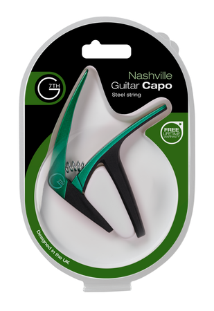 Kapodaster G7th Nashville Steel String Green do gitary akustycznej i elektrycznej
