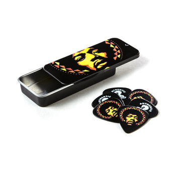 Kostki Dunlop Hendrix Aura Mandala w kolekcjonerskiej puszce JHPT16H