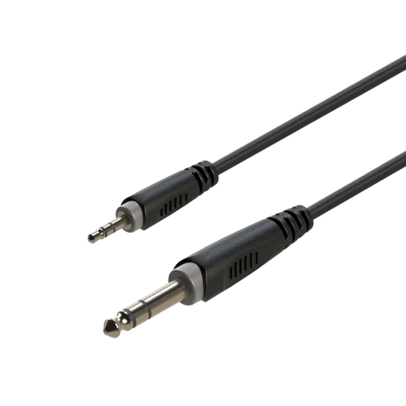 Kabel Roxtone 3,5 jack stereo / 6,3 jack stereo 6m RACC280L6