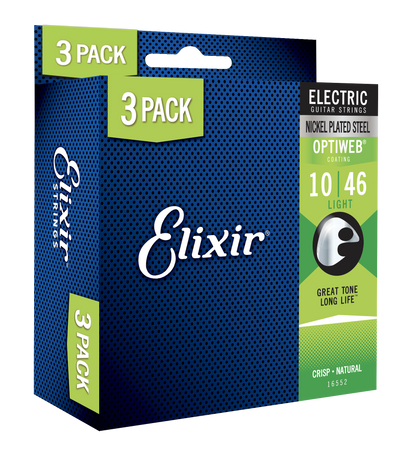 3PACK Struny Elixir Optiweb 10-46 Light (16552)