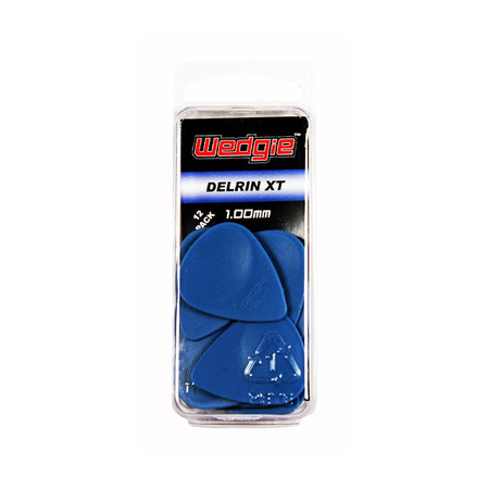 12 x kostka gitarowa profilowana z gripem Wedgie Delrin XT 1.00mm