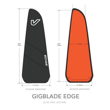 Pokrowiec na gitarę elektryczną GruvGear Gigblade Edge