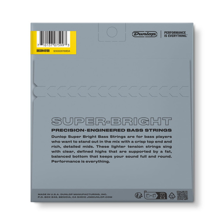 Struny Dunlop Super Bright Nickel Bass 40-100 (DBSBN40100)