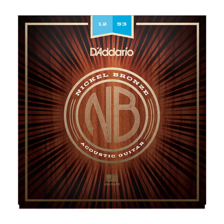 Struny D'Addario Nickel Bronze 12-53