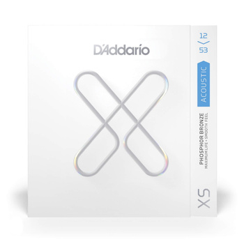 Struny D'Addario XS Coated Phosphor Bronze Light 12-53