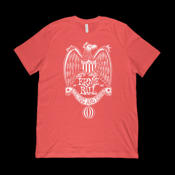 Podkoszulek Ernie Ball 1962 Strings And Things Red T-shirt (4842)