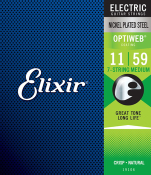 Struny Elixir OptiWeb 11-59 7-String Medium (19106)