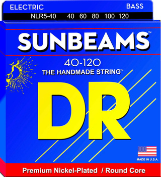 Struny DR Sunbeams™ Premium Nickel Plated 40-120 5-string (NLR5-40)