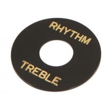 Czarna podkładka Rhythm/Treble GuitarTech