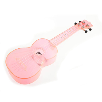 Ukulele sopranowe Koki'o transparentne różowe U-PLAS-TPK