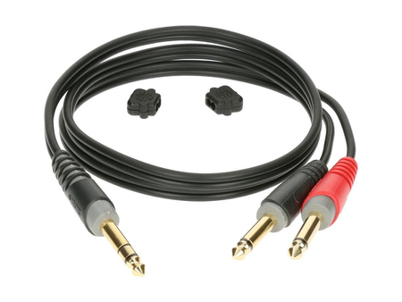 Kabel Klotz 2 x jack 6,3 / jack stereo 6,3 6m (AY1-0600)