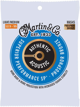 Struny Martin Authentic Acoustic SP Phosphor Bronze 12.5-55 (MA545)