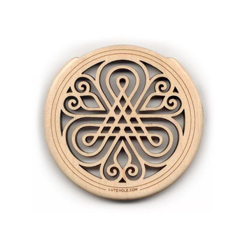 Zatyczka do otworu rezonansowego LuteHole z drewna klonowego 100mm #02