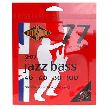 Struny Rotosound Jazz Bass Monel Flatwound 40-100 (SM77)