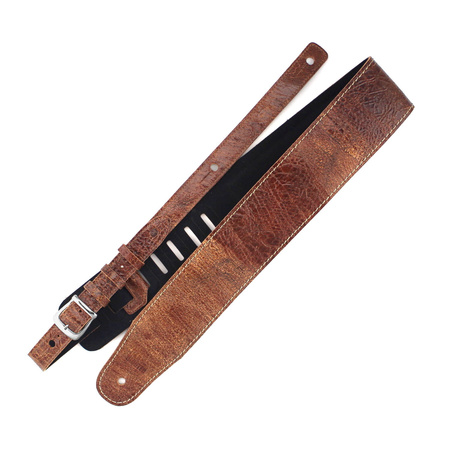 Pasek do gitary skórzany z poduszką RICHTER Luxury Worn Brown