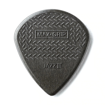 Kostka gitarowa Dunlop Jazz III Max Grip Carbon (471R3C)
