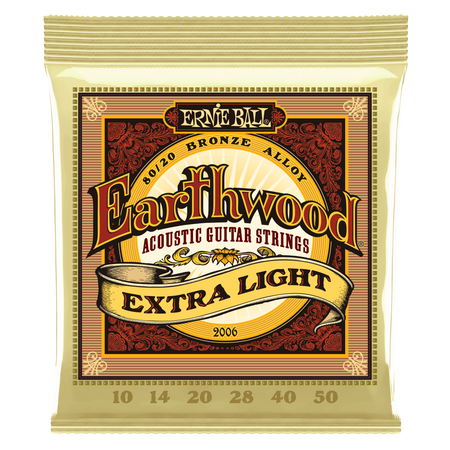 Struny Ernie Ball Earthwood Extra Light  Acoustic 80/20 Bronze 10-50 (2006)