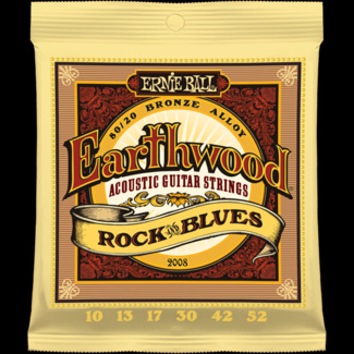 Struny Ernie Ball Earthwood Rock & Blues  Acoustic 80/20 Bronze 10-52 (2008)