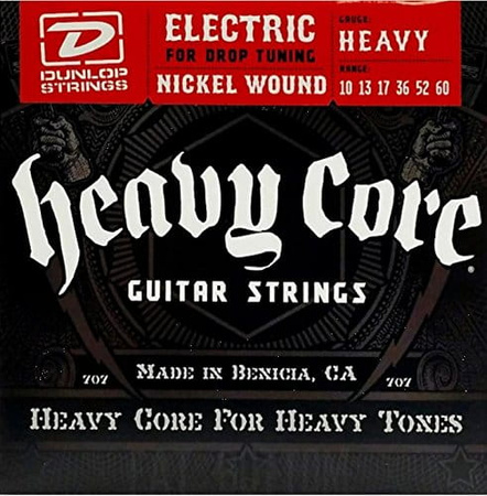 Struny Dunlop Heavy Core Nickel Wound Heavy 10-60 DHCN1060-6