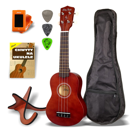 Zestaw ukulele sopranowe HB z akcesoriami