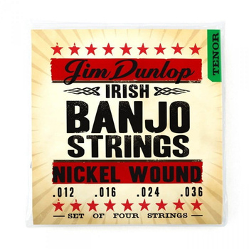 Struny do banjo Nickel Wound Tenor Irish Loop End 4-string EADG 12-36 DJN1236