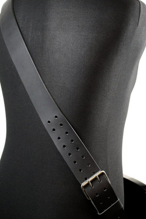 Pasek do gitary skórzany RICHTER Ring Black