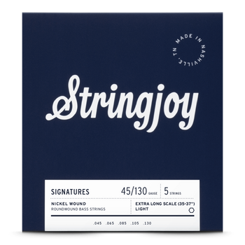 Stringjoy BA45130XL struny do gitary basowej niklowane 45-130 5-str Extra Long