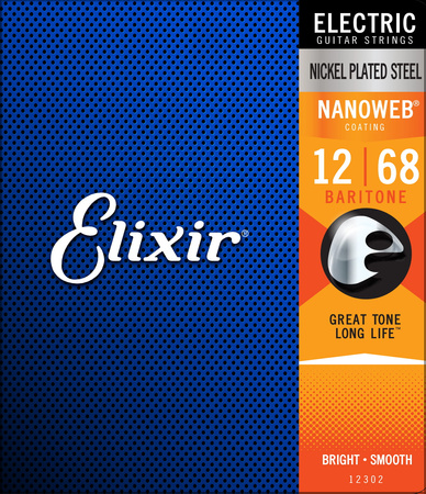 Struny Elixir NanoWeb 12-68 Baritone (12302)