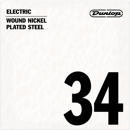 Struna Dunlop Nickel-Plated Electric Guitar Single String .034 DEN34