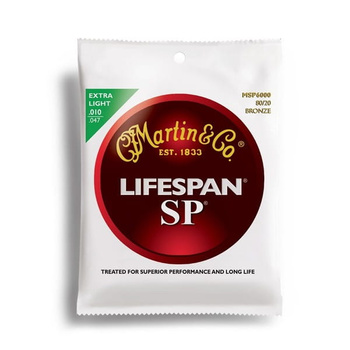 Struny Martin Acoustic Lifespan SP 80/20 Bronze Extra Light 10-47 MSP6000